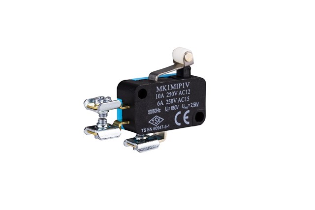 Plastic Short Lever Roller 1CO MK1 Series Micro Switch